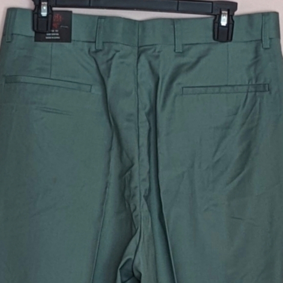 ASOS Devil's Advocate Men's Green Wide Leg Smart Formal Dress Pants Size 30 - Picture 5 of 9